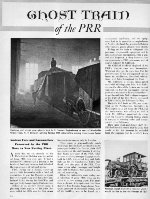 "Ghost Train Of The PRR," Page 16, 1955